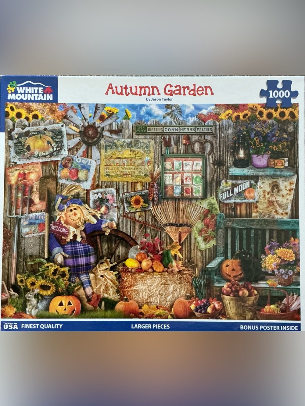 White Mountain “Autumn Garden ” 1000 piece puzzle